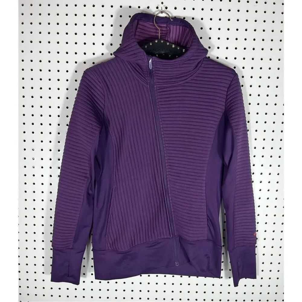 Brooks running fly by zip up hoodie jacket size S